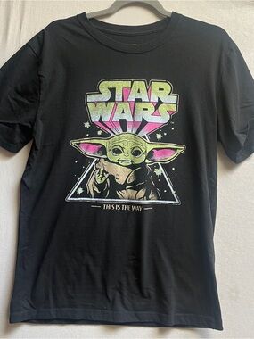 Mad Engine Star Wars Graphic T-Shirt Navy Blue Size M